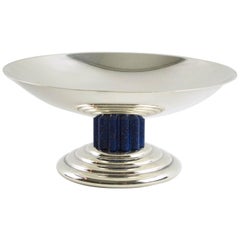 Puiforcat France Art Deco Silver Plate Ring Holder Display Bowl Tazza