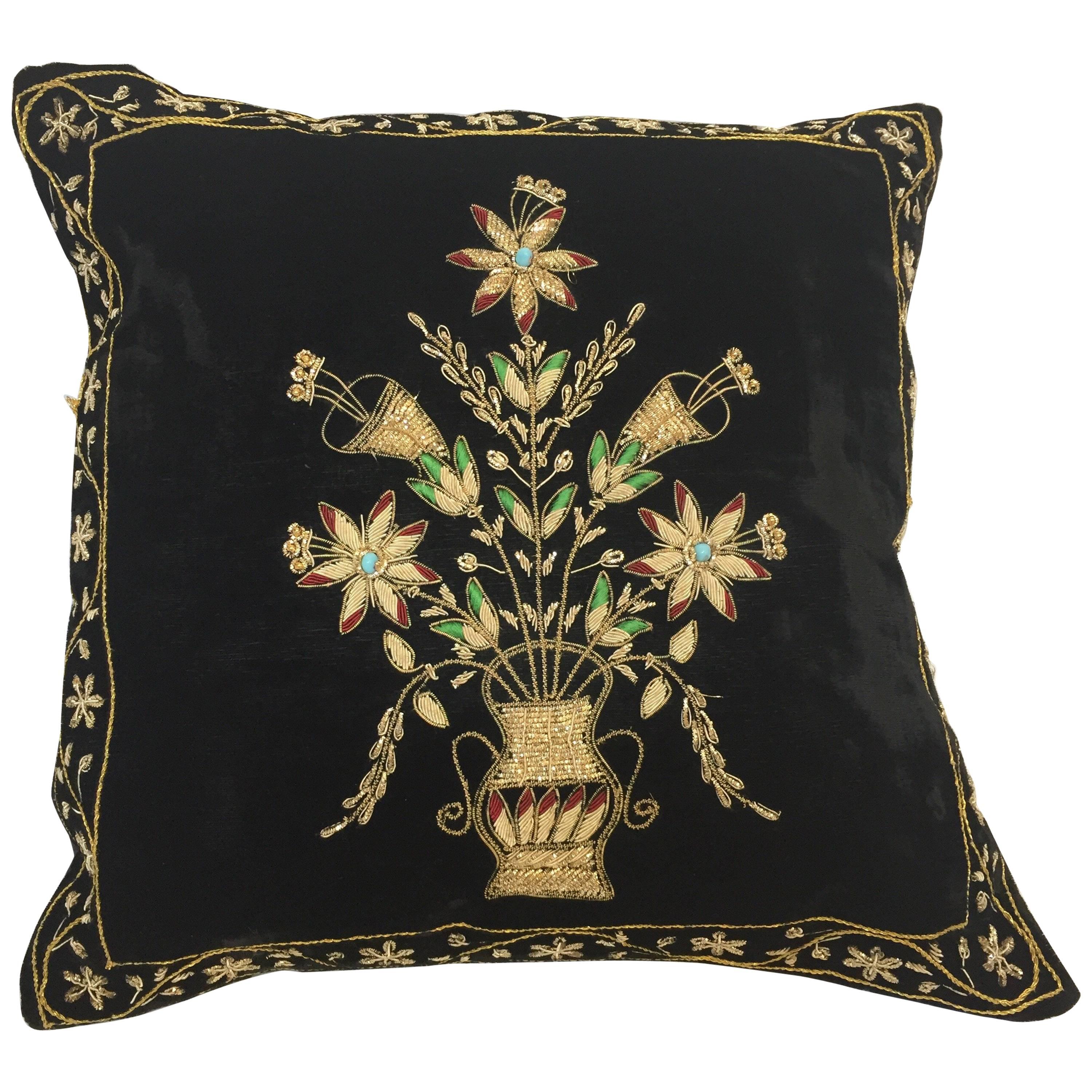 Velvet Black Silk Throw Pillow Black Silk Velvet Throw Pillow