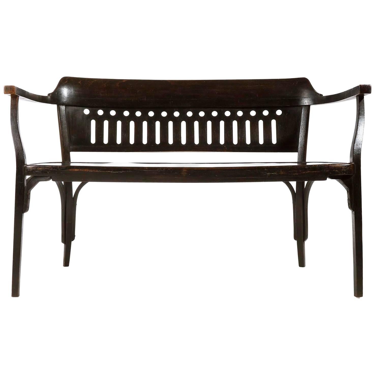 Otto Wagner Settee Bench by Thonet, Austria, Vienna Secession, circa 1905  For Sale at 1stDibs | otto wagner furniture