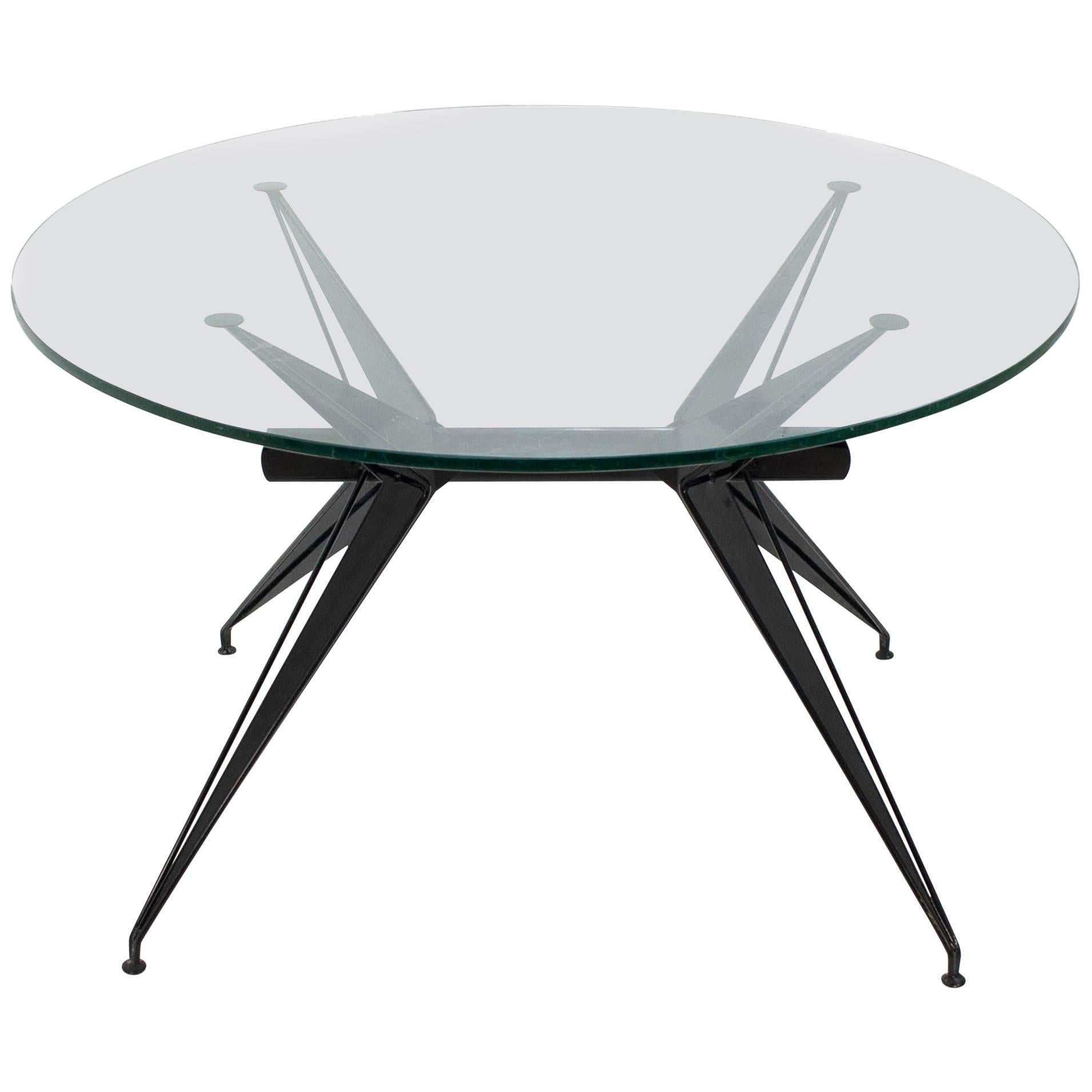 1960s Italian Modernist Table in the Style of Osvaldo Borsani for Tecno