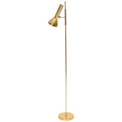 Articulated Brass Floor Lamp