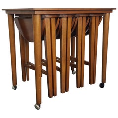 Mid-Century Modern Carlo Jensen Style Nesting Table Set