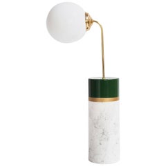 Round Avalon LED Ceramic Floor Lamp