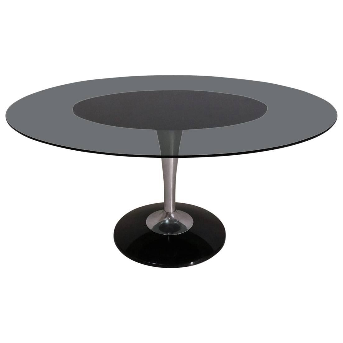 American Chromcraft Glass, Aluminium and Acrylic Table, circa 1970s