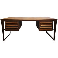 Vintage Kai Kristiansen for Feldballes Mobelfabrik Rosewood Desk, 1960