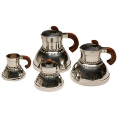 Jean Puiforcat Sterling Silver Tea and Coffee Service