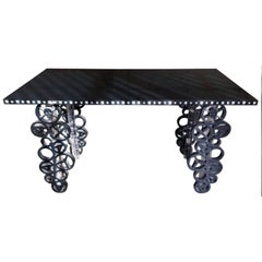 Contemporary Rock Plexiglass Dinnig Table by Antonio Cagianelli, Italy, 2007