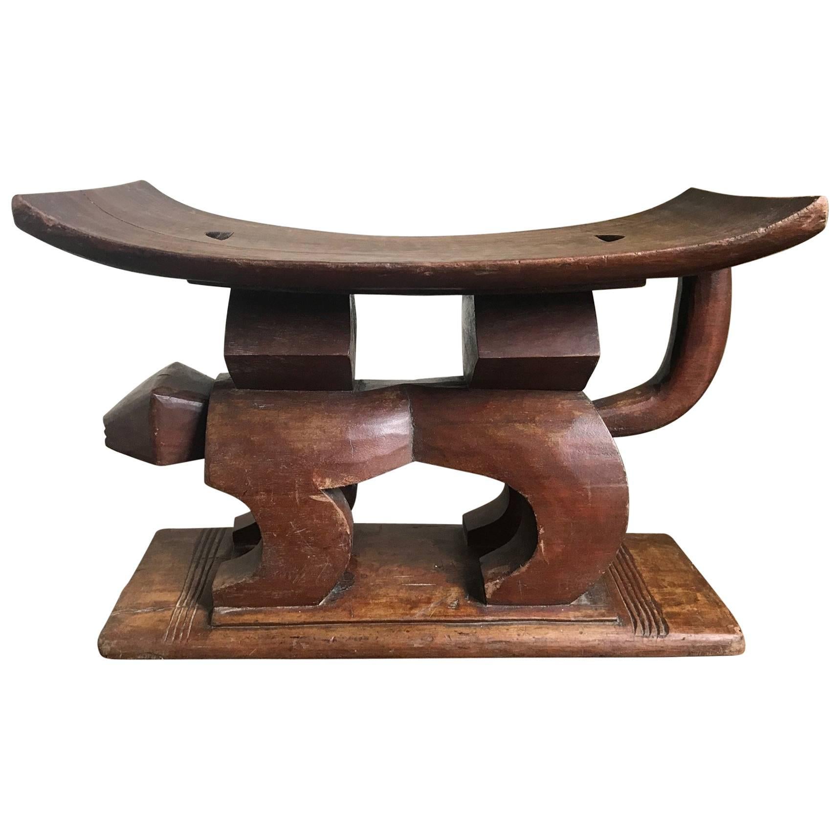 Mid-20th Century African Tribal Stool For Sale