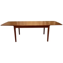 Danish Modern BRDR Furbo Teak Extendable Dining Table