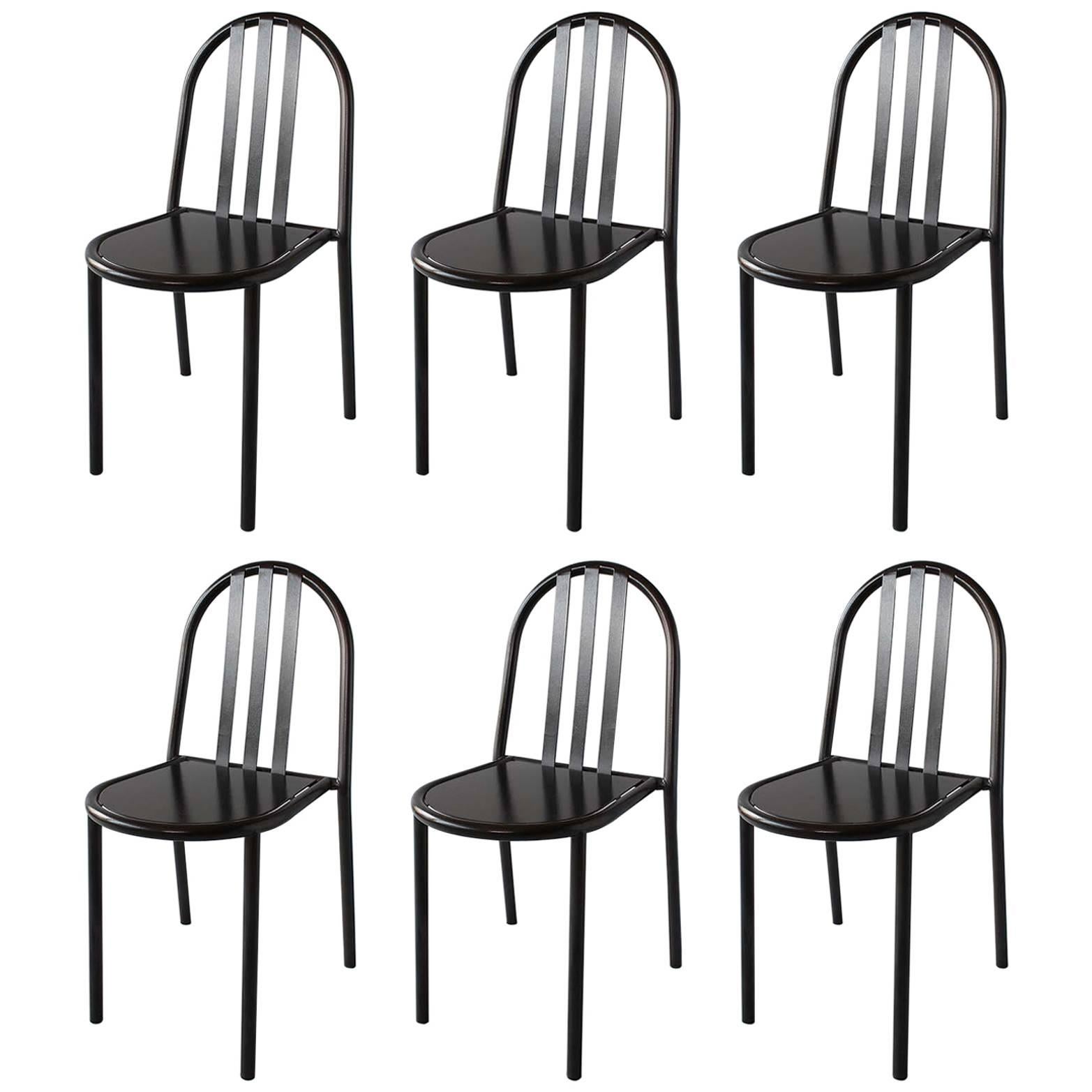 Set of Six Robert Mallet-Stevens Stacking Chairs