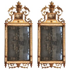 Wood Trumeau Mirrors