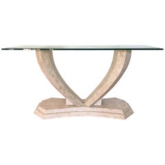 Robert Marcius for Casa Bique Tessellated Stone Console Table
