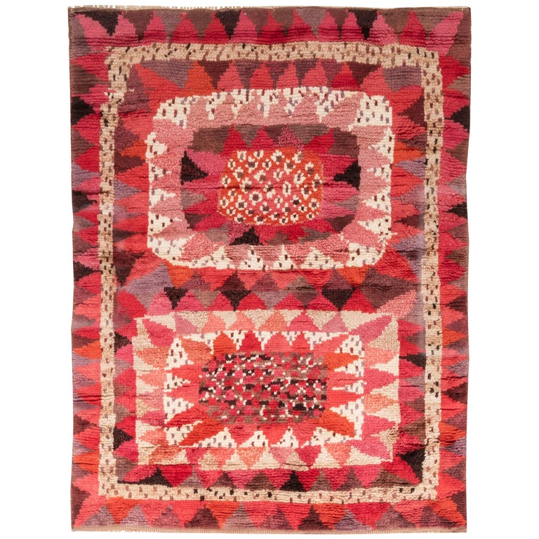 Solrosen Swedish Rya Rug For Sale at 1stdibs