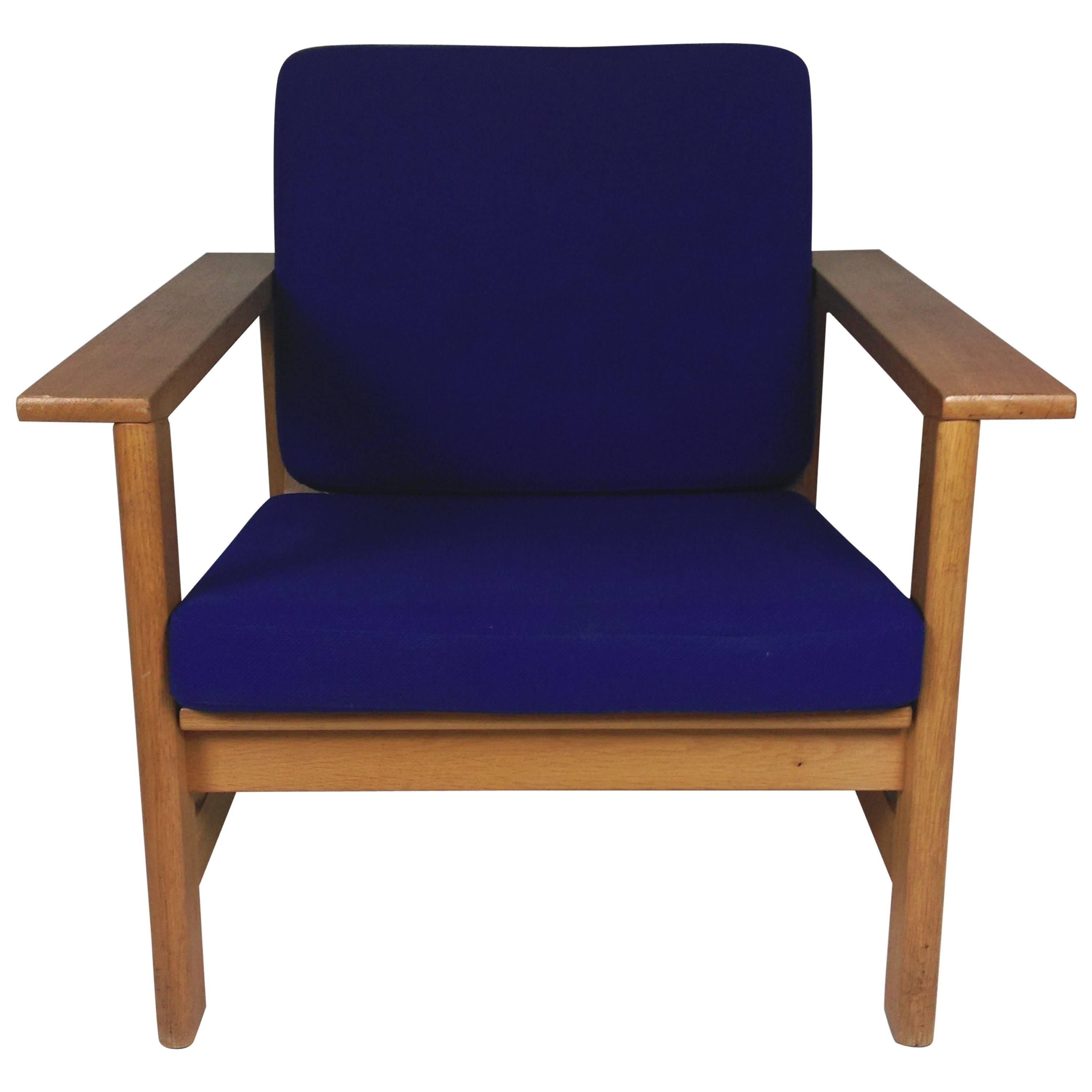 1980s Soren Holst Danish Lounge/Easy Chair in Oak by Fredericia Furniture