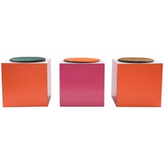 Vintage Cube Ottomans from 1967 Montreal World Expo