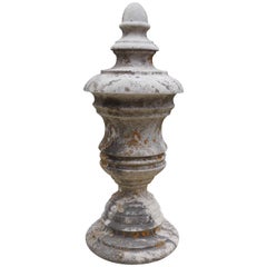 Antique French Limestone Finial Ornament