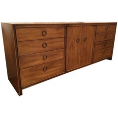 Mid-Century Hollywood Regency Eleven Drawer Dresser by Hickory