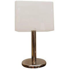 Vintage Acrylic and Chrome Table Lamp by RAAK