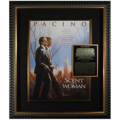 "Scent Of A Woman" Autographed Movie Poster Framed Memorabilia Display