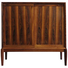 1950s H.W. Klein Scandinavian Midcentury Design Rosewood Cabinet