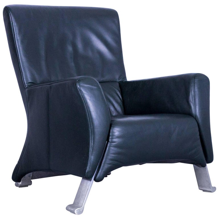 Rolf Benz 322 Designer Armchair Leather Green One-Seat Couch at 1stdibs Rolf Benz 322 Designer Armchair Leather Green One-Seat Couch at 1stdibs