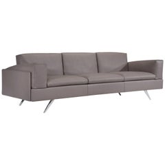 AL Sofa in Brown by Luca Scacchetti