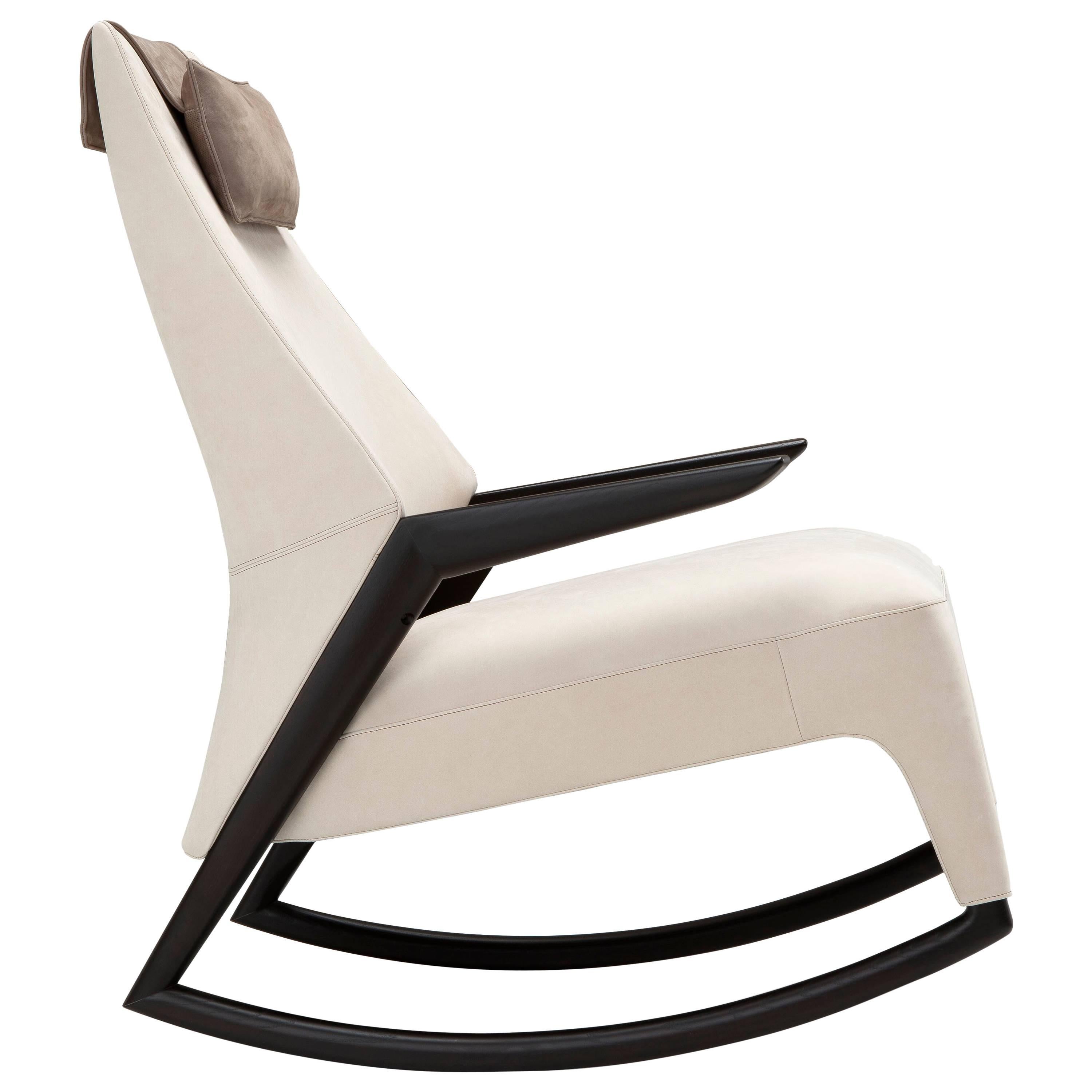 Coccolo Armchair in White by Maurizio Marconato & Terry Zappa For Sale