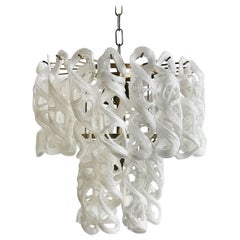 Early 20th Century Italian Mezzega Murano Glass Pendant