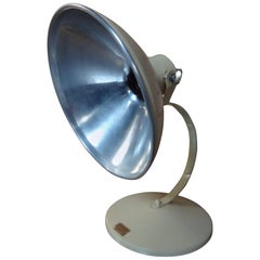 1950 Retro Vintage English Hospital Table o Desk Light English Made by Hinders
