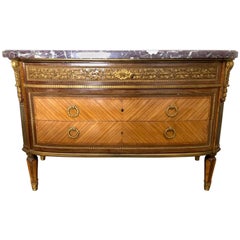 Fine French Louis XVI Style Gilt Bronze-Mounted Cabinet by Frédéric Schmit
