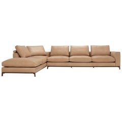 Dorsey Composition Sofa in Light Tan by Amura Lab