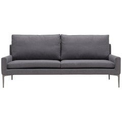 Elsa Sofa in Charcoal Gray by Luca Scacchetti