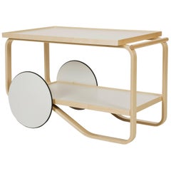 Authentic Tea Trolley 901 in Birch by Alvar Aalto & Artek