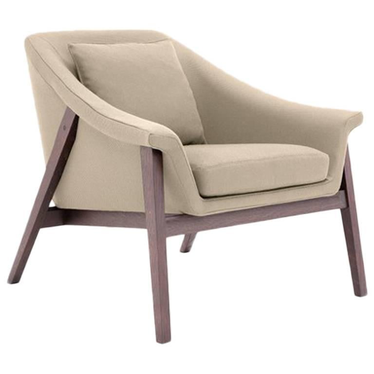 Gaia Armchair in Beige by Maurizio Marconato & Terry Zappa For Sale