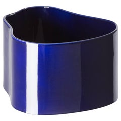 Authentic Large Riihitie Plant Pot A in Blue by Aino Aalto & Artek