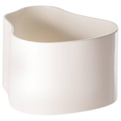 Authentic Large Riihitie Plant Pot A in White by Aino Aalto & Artek