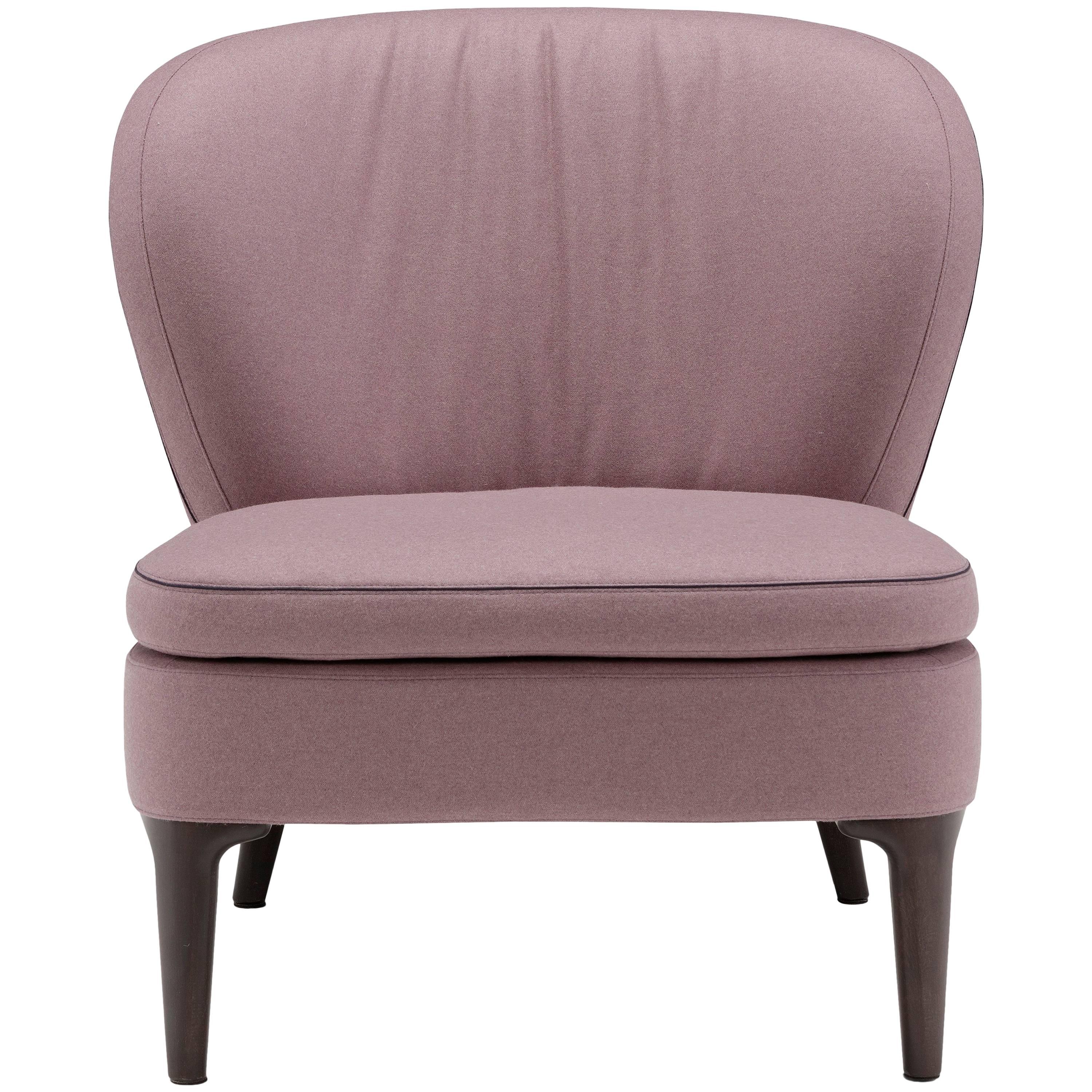 Hermione Chair in Mauve by Emanuel Gargano For Sale