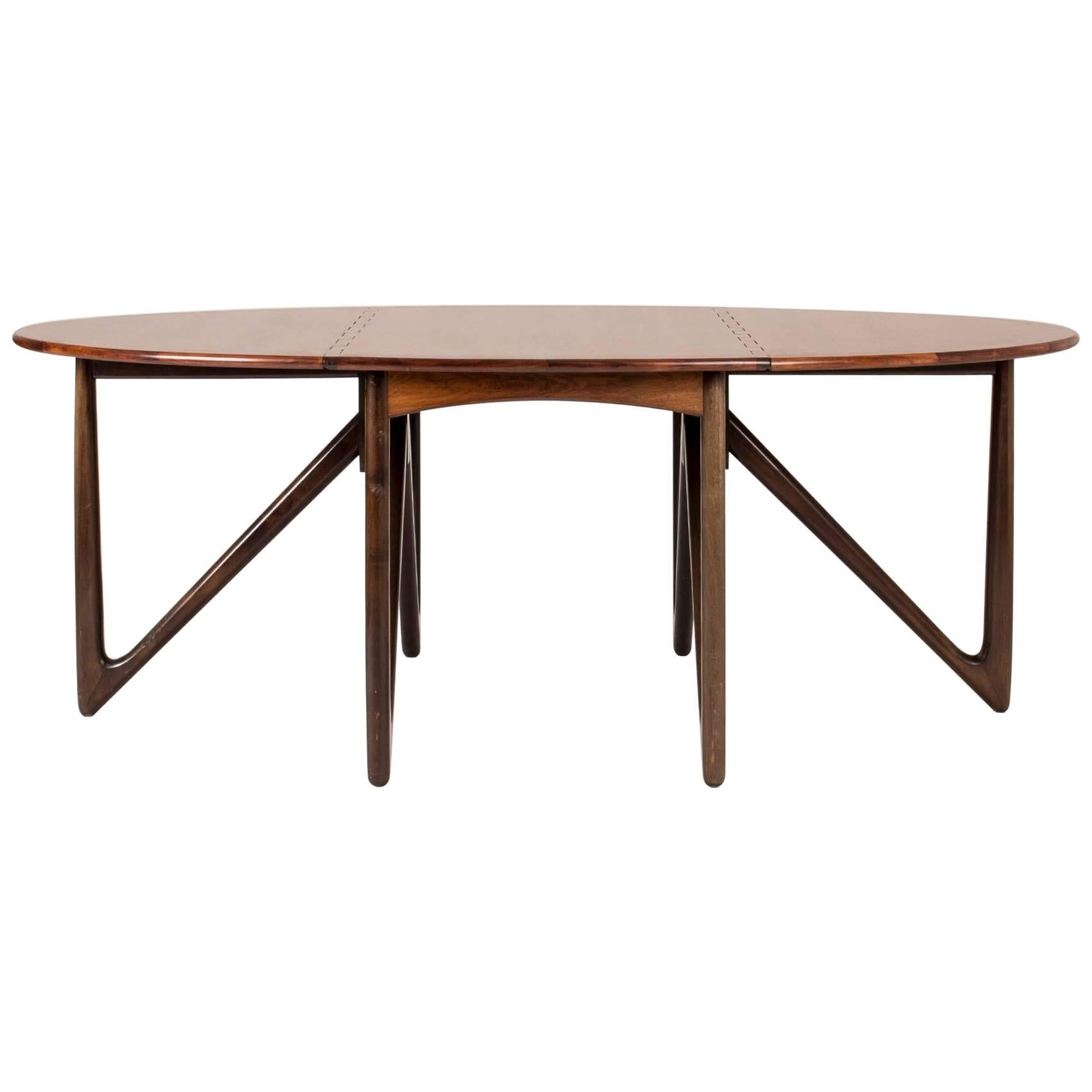 Rosewood Dining Table by Kurt Østervig