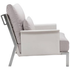 Link Armchair in Pale Gray by Maurizio Marconato & Terry Zappa