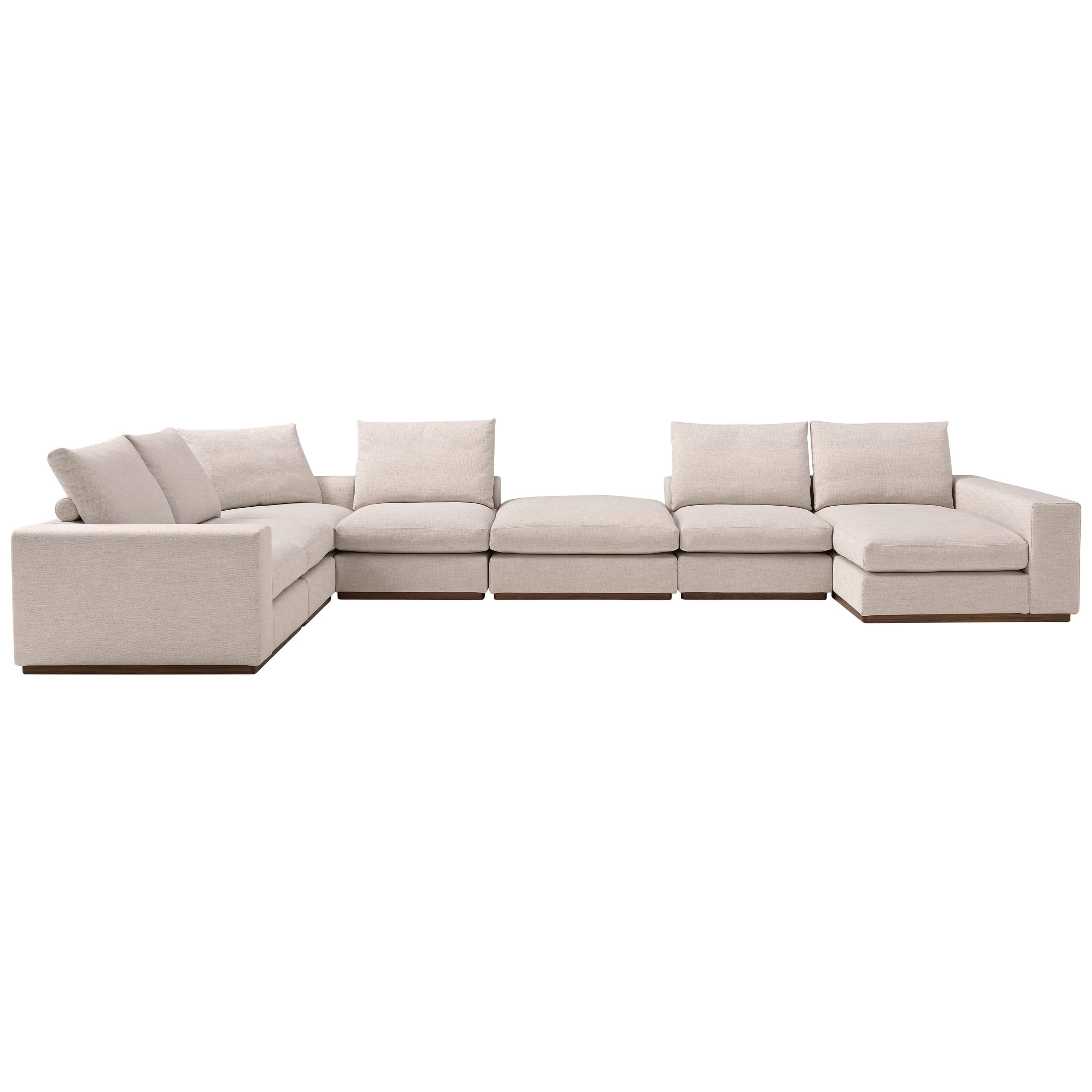 Murray Composition Sofa in Ivory by Amura Lab For Sale