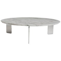 Ring Coffee Table with Marble Top by Maurizio Marconato & Terry Zappa