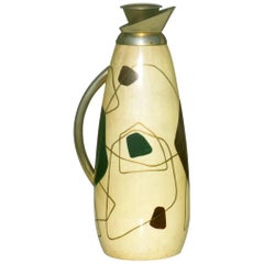 Caraffa in pelle di capra Aldo Tura by Macabo Midcentury Italy del 1950