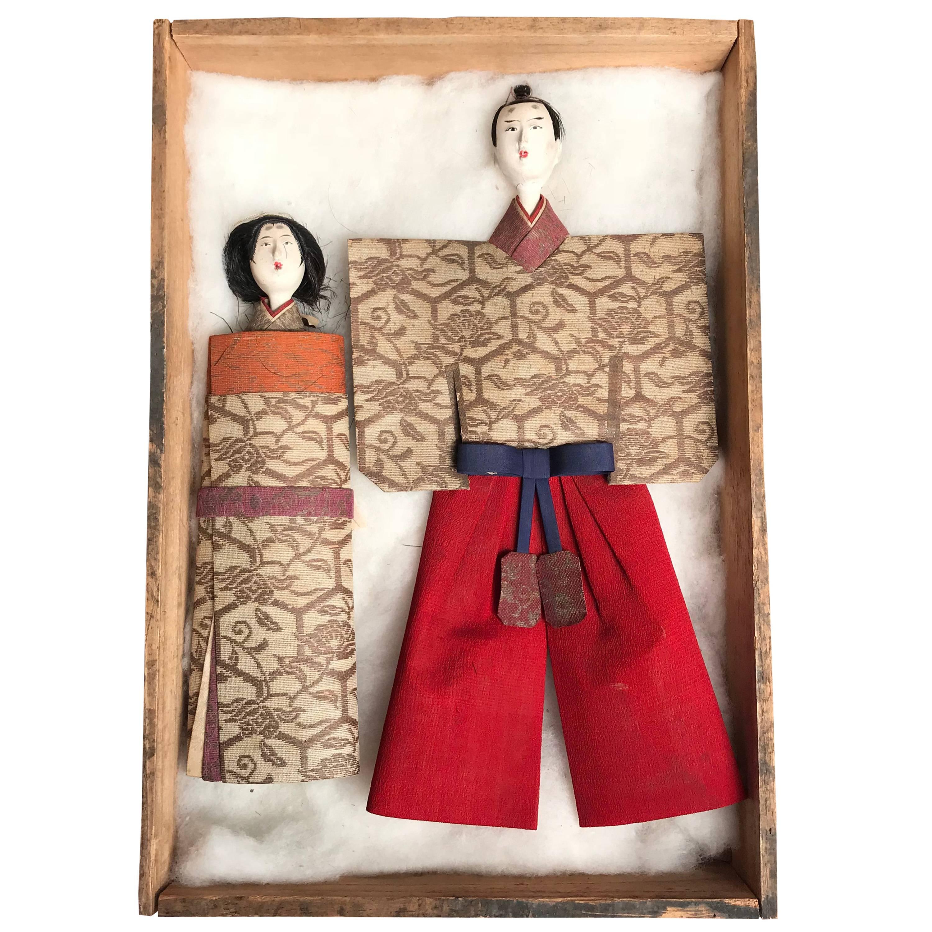 Japanese Imperial Pair Dolls 1840