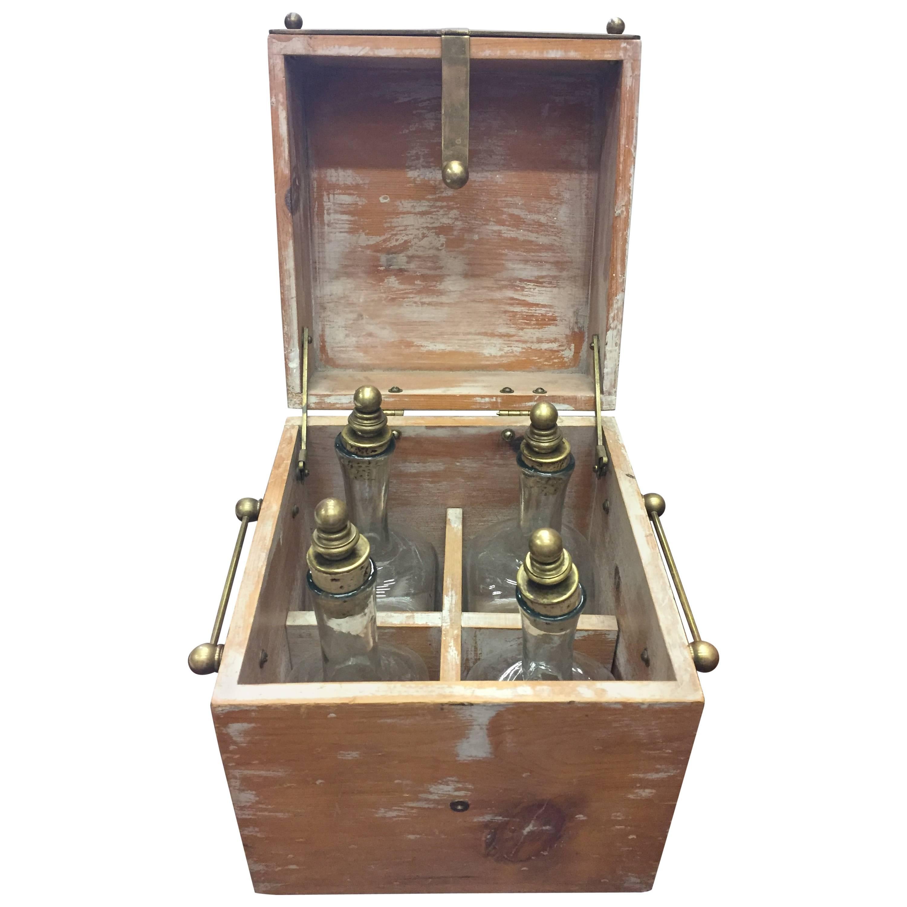 Elegant and Rare Maitland-Smith Spirits Box For Sale
