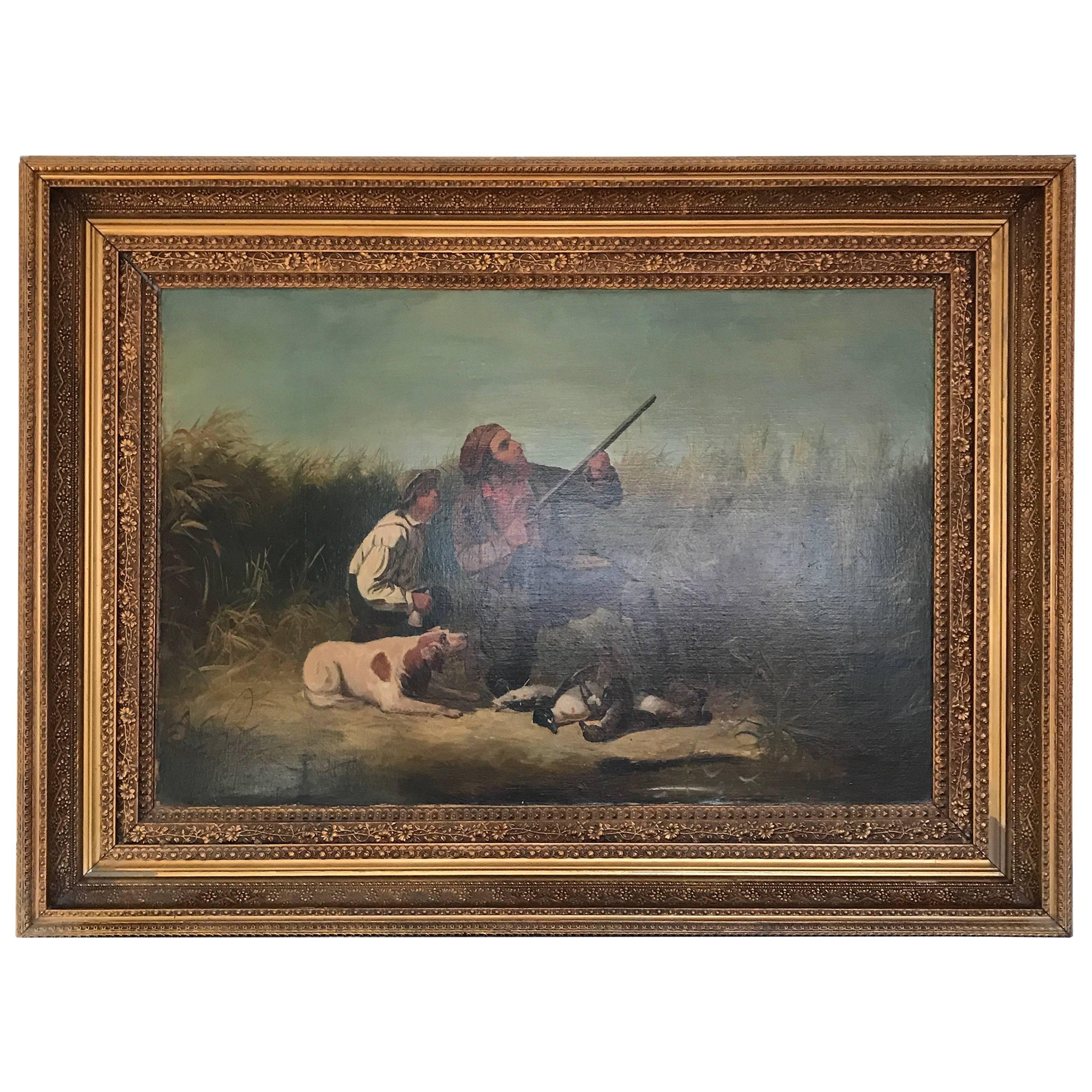 19th Century Copy of William Tylee Ranney Painting On the Wing For Sale