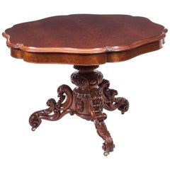 Antique French Gueridon Mahogany Centre Table, 19th Century