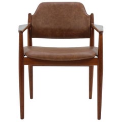 1960s Arne Vodder Danish Teak Armchair