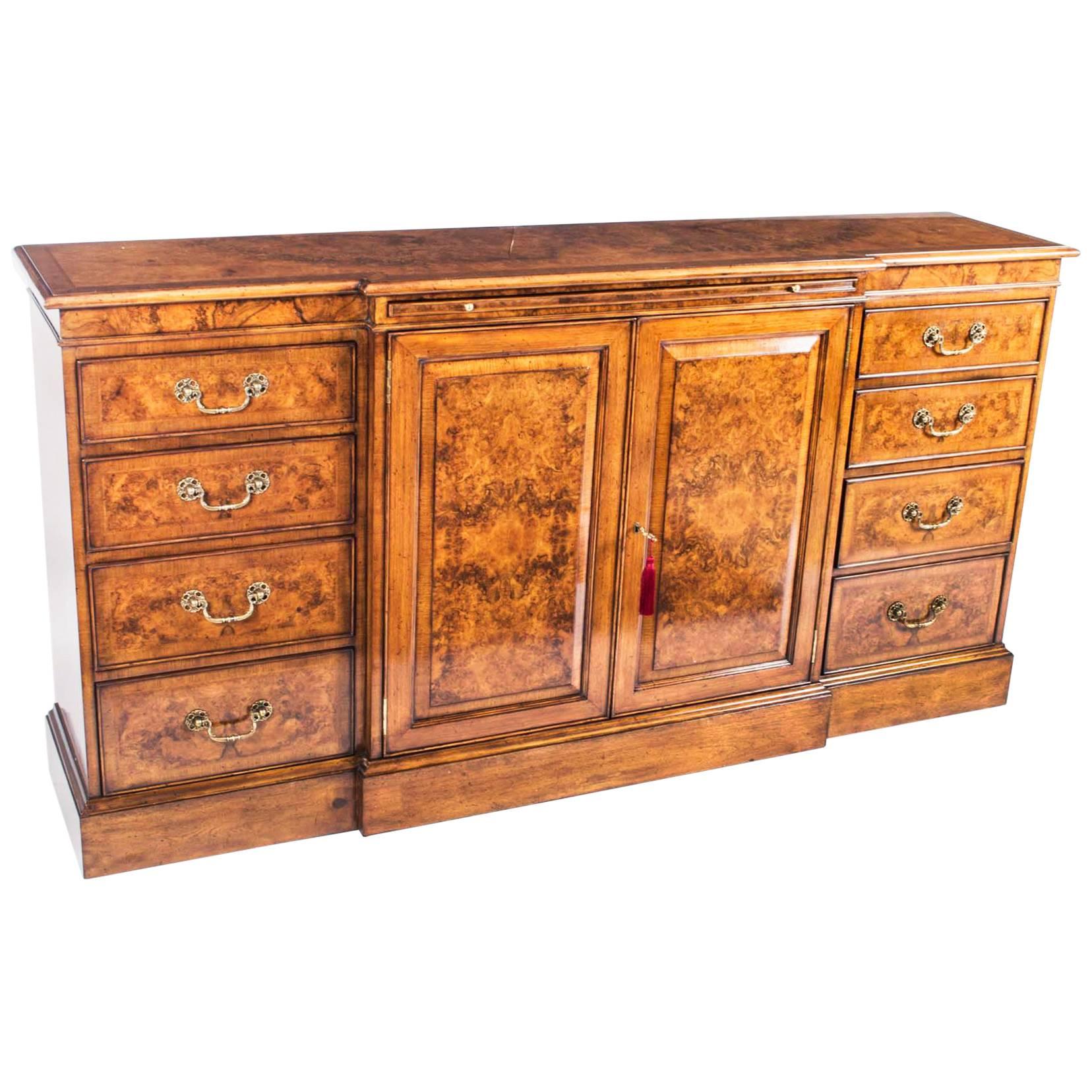 Burr Walnut Sideboard Chiffonier