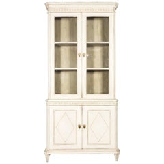 Painted Gustavian Cabinet