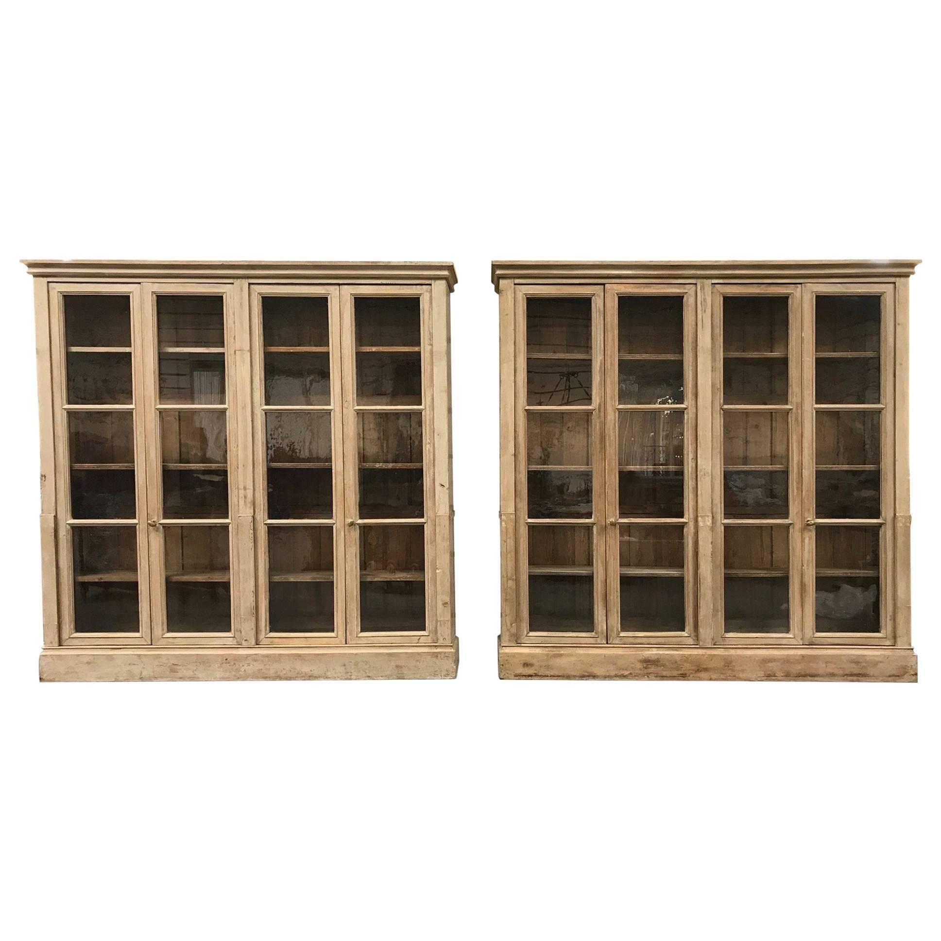 Outstanding Pair of Mid-19th Century French Bookcases